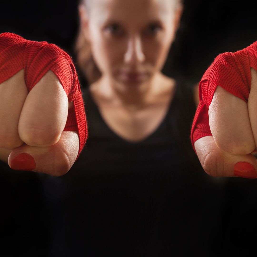 women with first wrapped